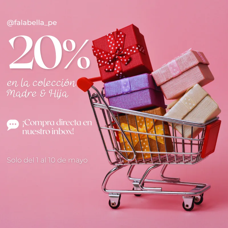 Rosa y Rojo Moderno Venta Día de la Madre Post para Facebook.png